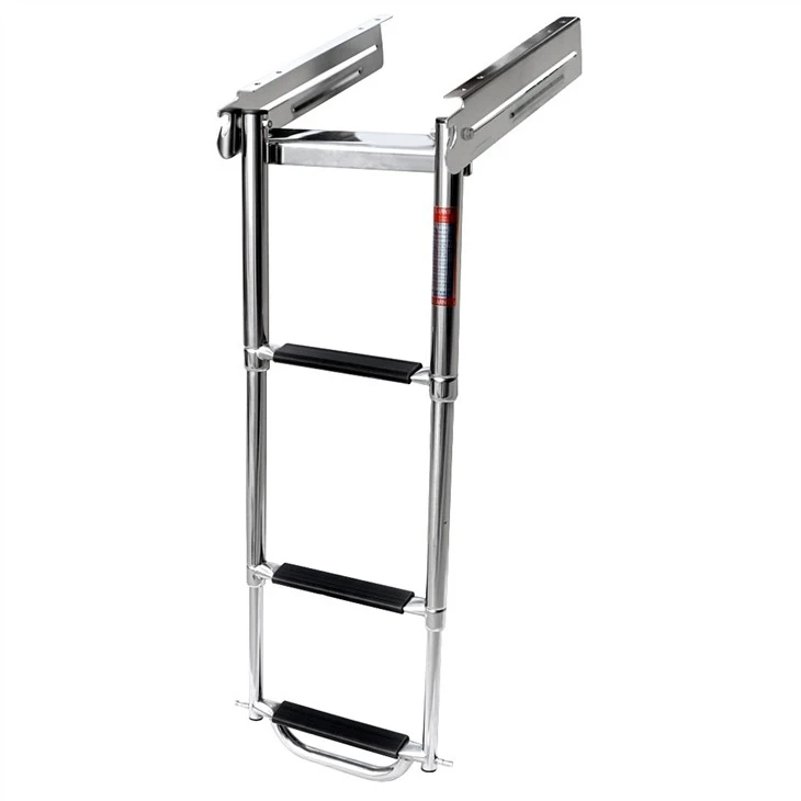 Telescopic Boat Ladder With Hooklock And Handrail